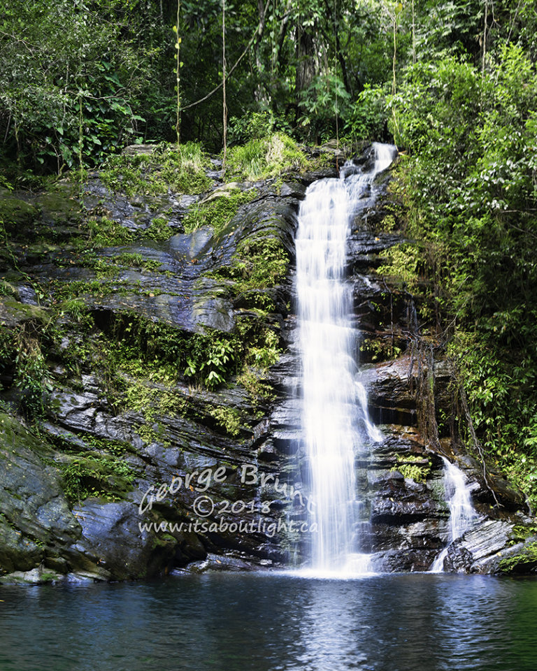 Upper falls, La Milpa, by George Brunt. ID 2cq0755-62 rev 1d
