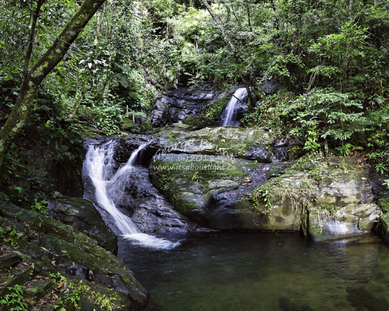 Lower falls, La Milpa, by George Brunt. ID 2cq0777-784 rev 1c